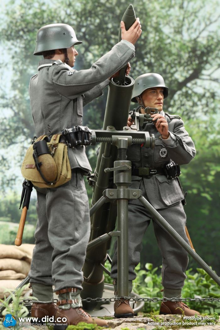 WWII German 12cm heavy mortar 1/6