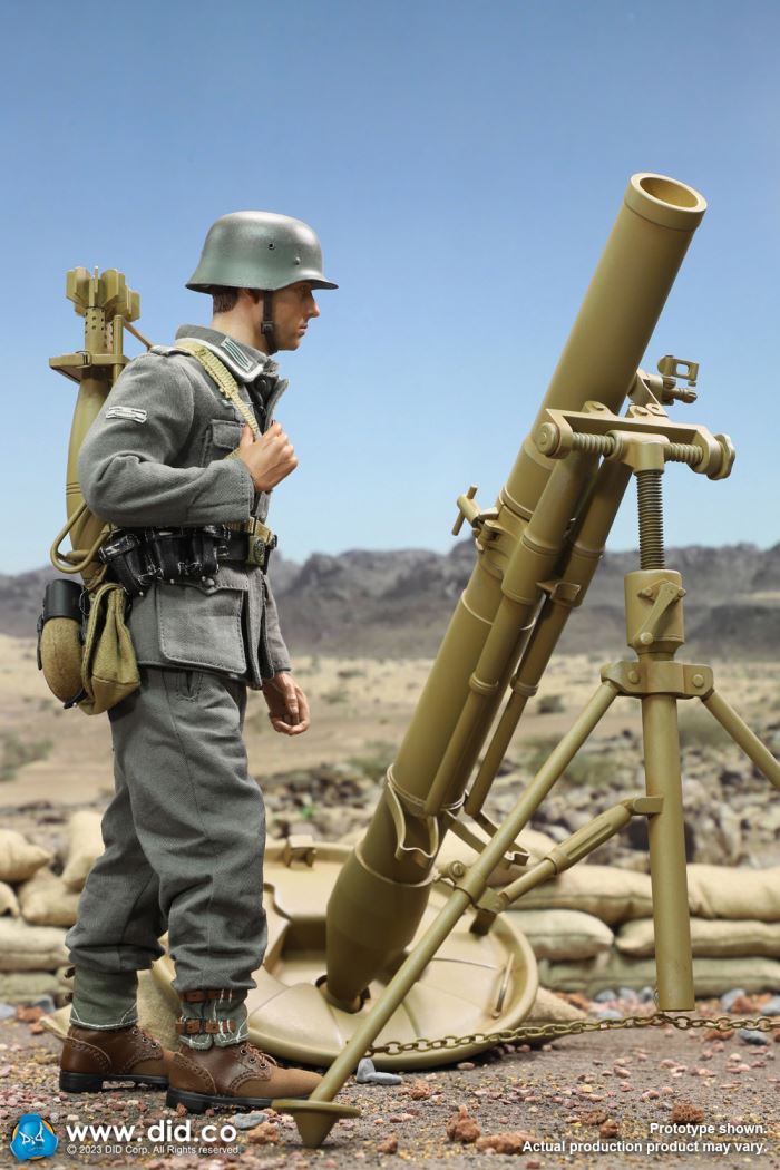 WWII German 12cm heavy mortar 1/6