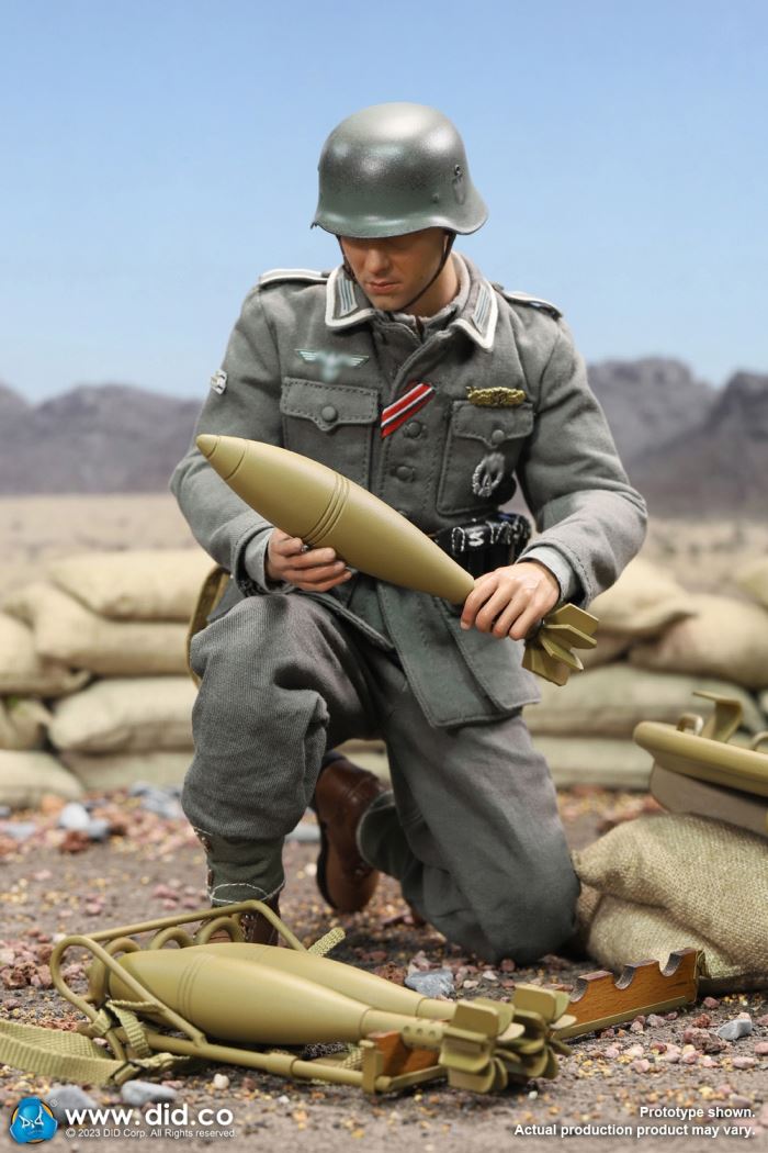 WWII German 12cm heavy mortar 1/6