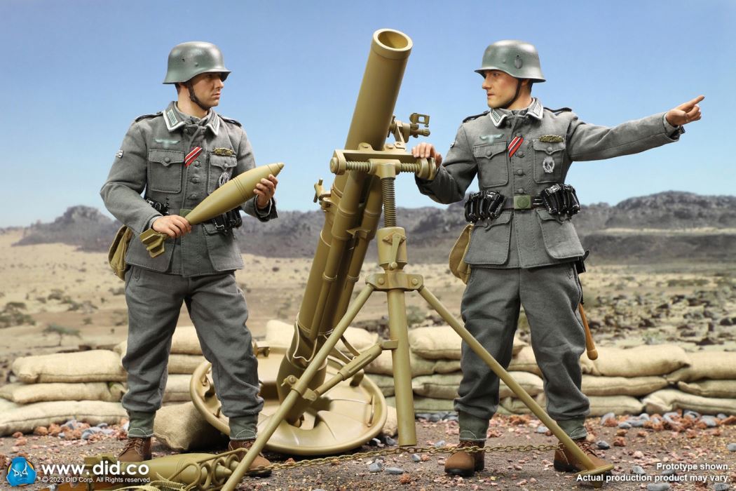 WWII German 12cm heavy mortar 1/6