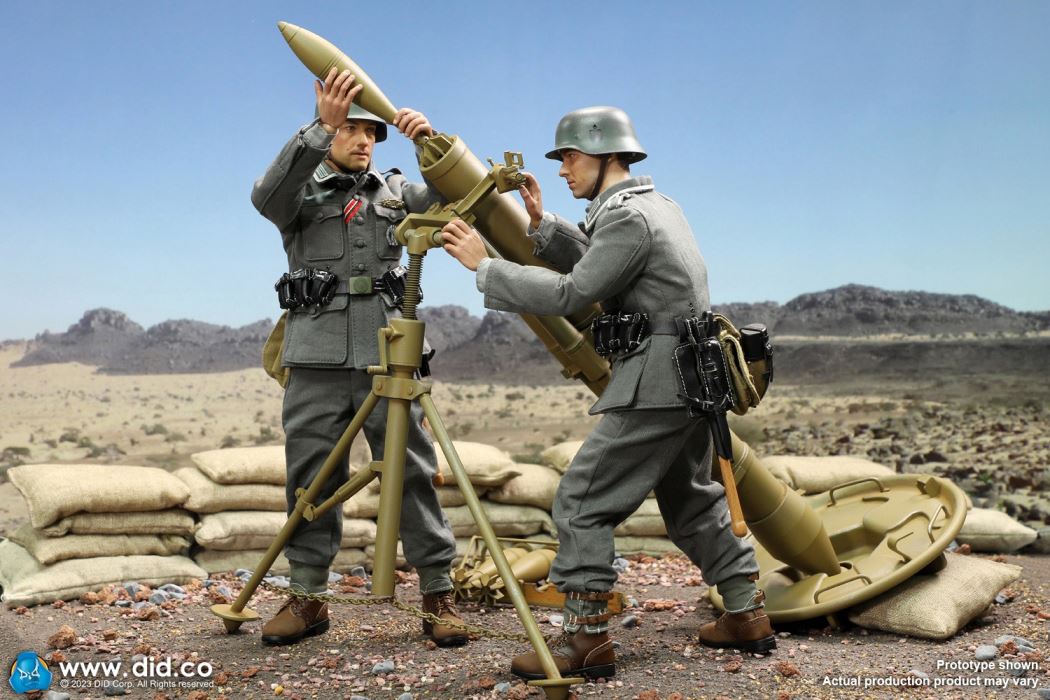 WWII German 12cm heavy mortar 1/6
