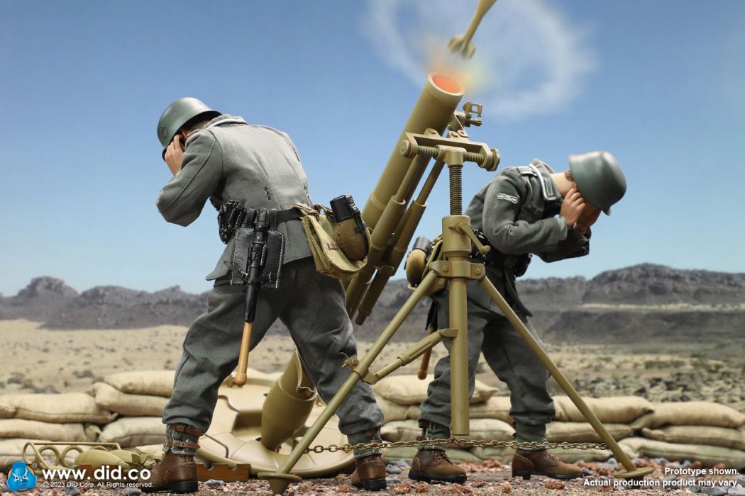 WWII German 12cm heavy mortar 1/6