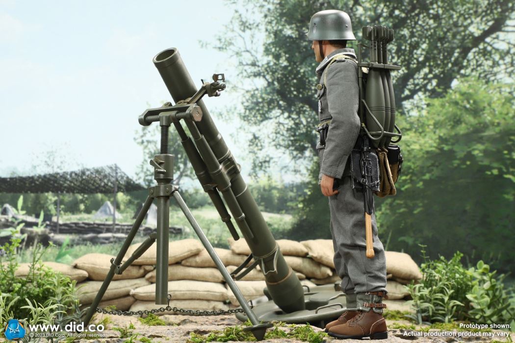 WWII German 12cm heavy mortar 1/6