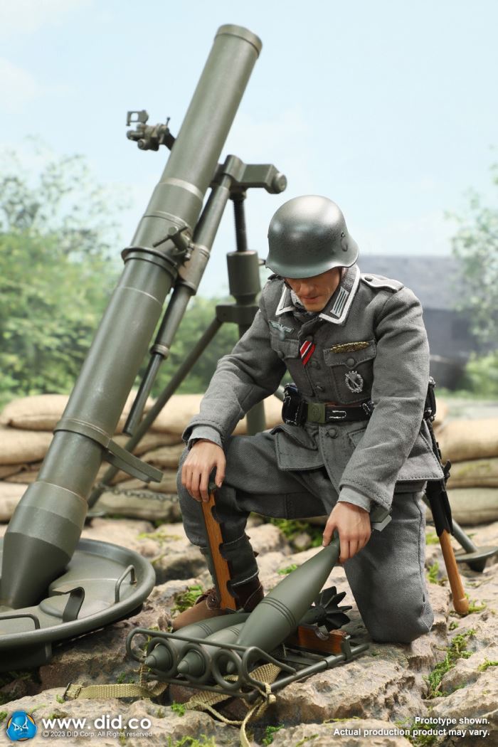 WWII German 12cm heavy mortar 1/6