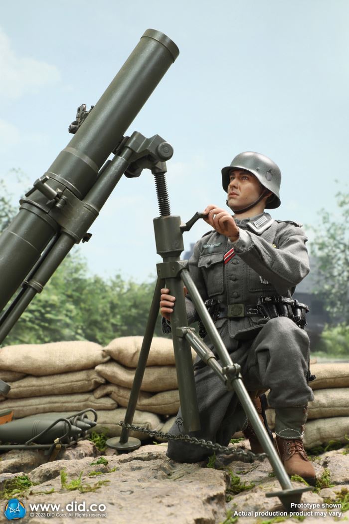 WWII German 12cm heavy mortar 1/6