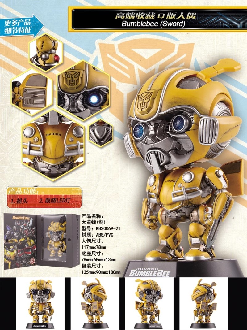 Transformers Q version doll - Optimus Prime/Bumblebee