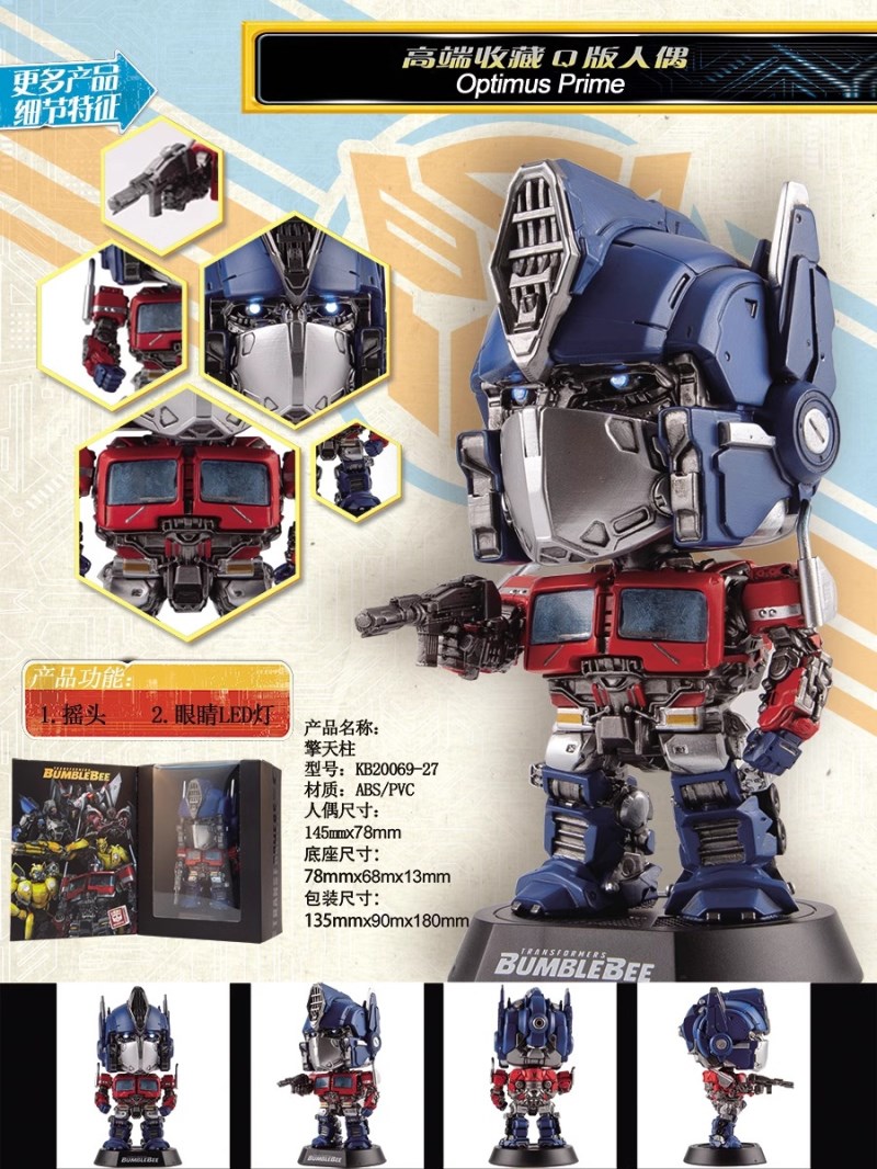 Transformers Q version doll - Optimus Prime/Bumblebee