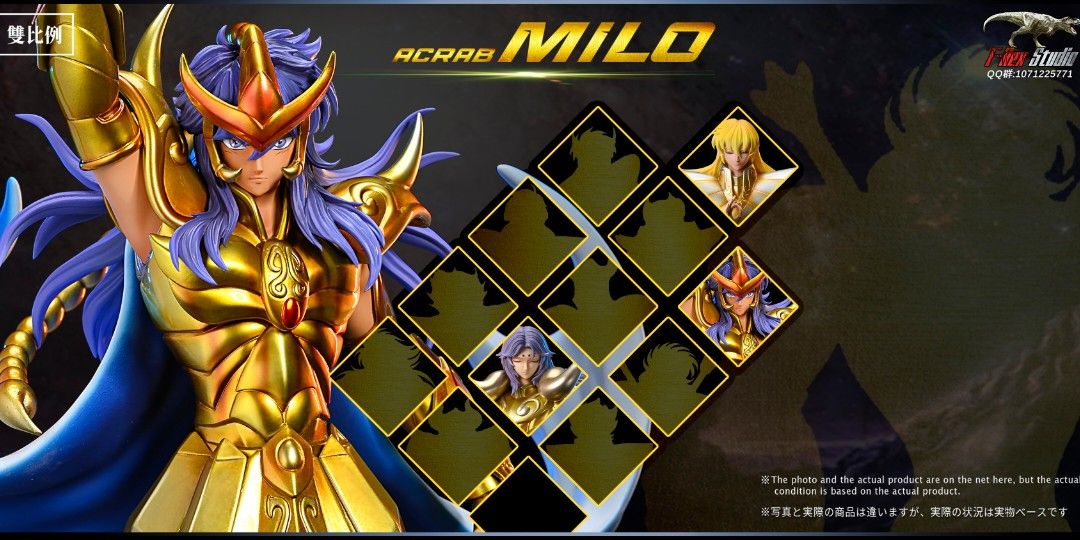 Saint Seiya Gold Zodiac Scorpio Milo