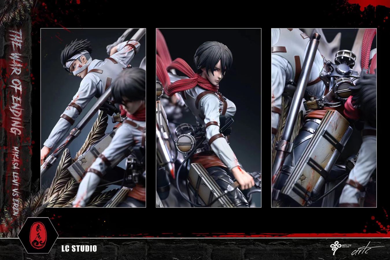 Mikasa & Levi vs The Founding Titan - Attack on Titan