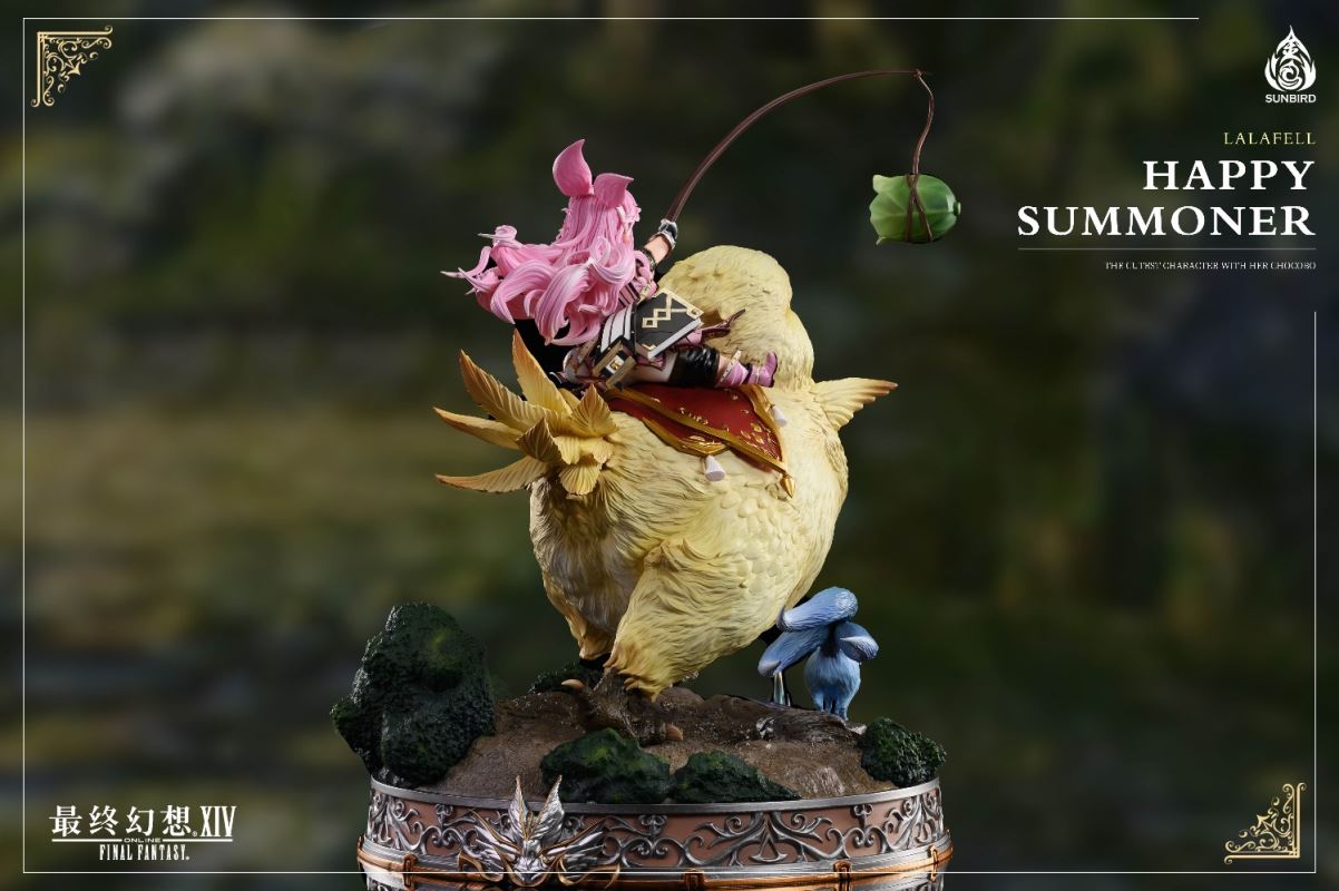 Happy Summoner Lalafell Final Fantasy 14