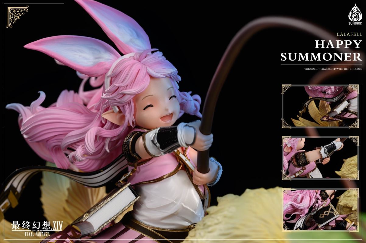 Happy Summoner Lalafell Final Fantasy 14