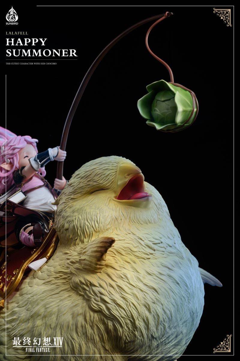 Happy Summoner Lalafell Final Fantasy 14