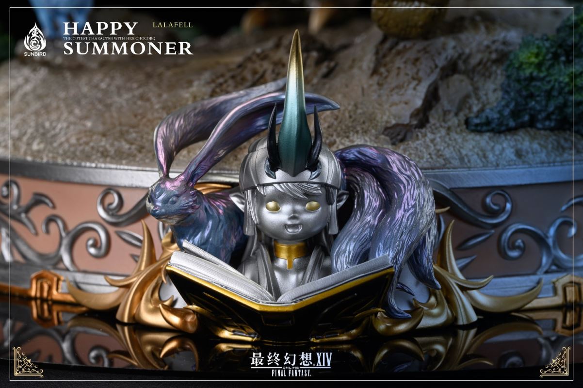 Happy Summoner Lalafell Final Fantasy 14