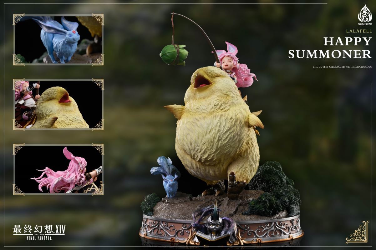 Happy Summoner Lalafell Final Fantasy 14