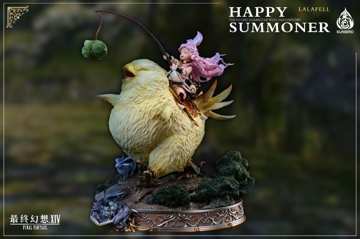 Happy Summoner Lalafell Final Fantasy 14