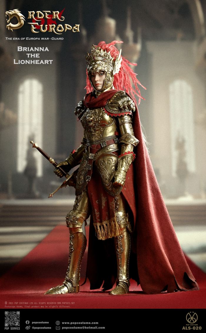 Europa War Vol.4 - Lionheart Queen 100% Copper & Throne 1/6