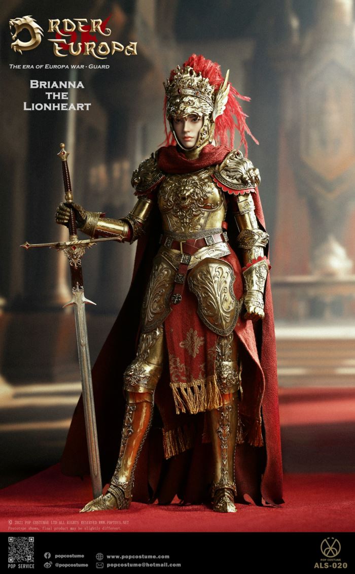 Europa War Vol.4 - Lionheart Queen 100% Copper & Throne 1/6