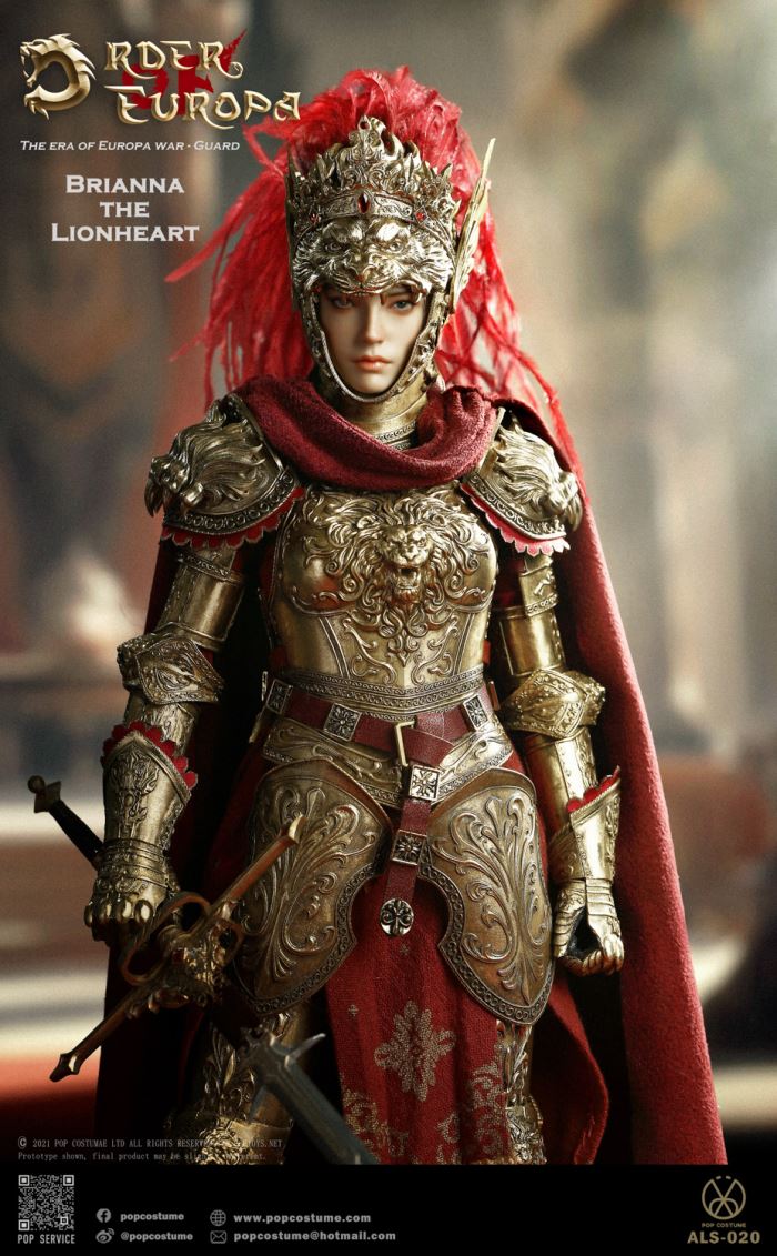 Europa War Vol.4 - Lionheart Queen 100% Copper & Throne 1/6