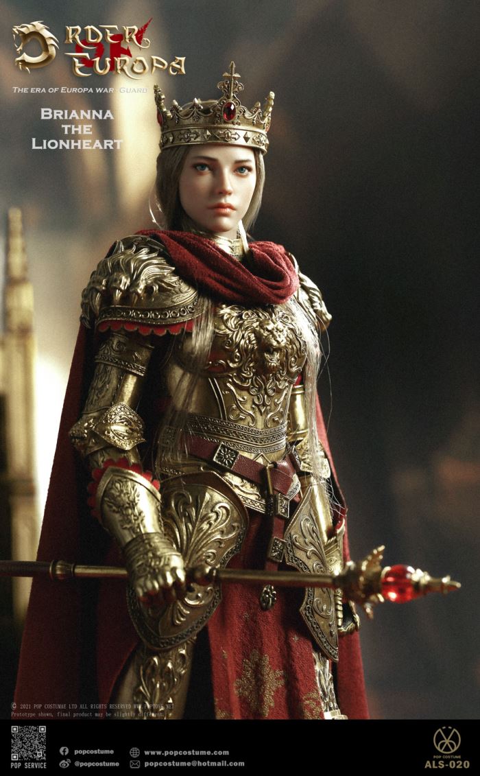 Europa War Vol.4 - Lionheart Queen 100% Copper & Throne 1/6