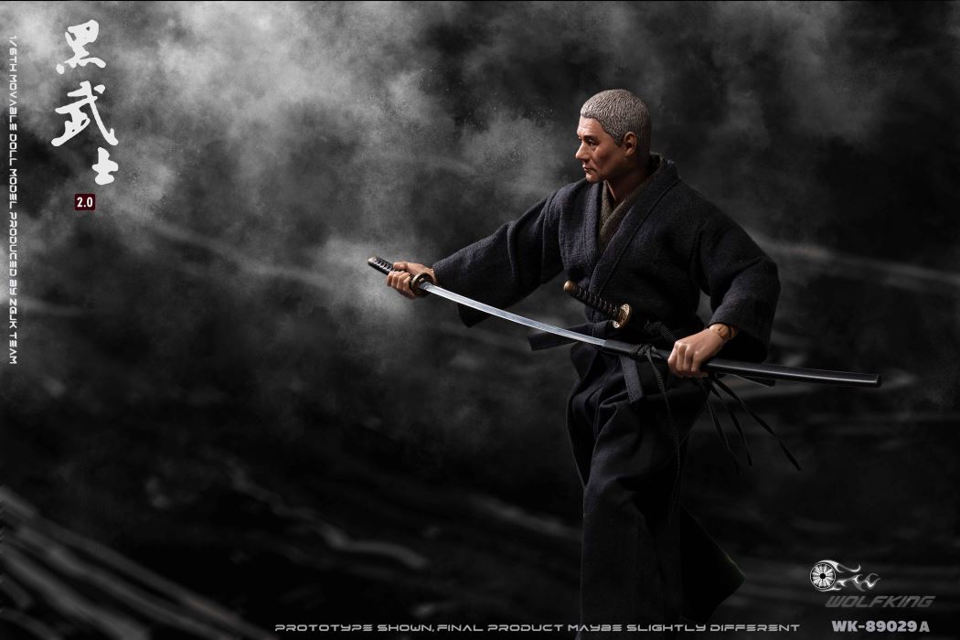 Black Samurai SAMURAI - Head Carving Costume Set Version 2.0 1/6