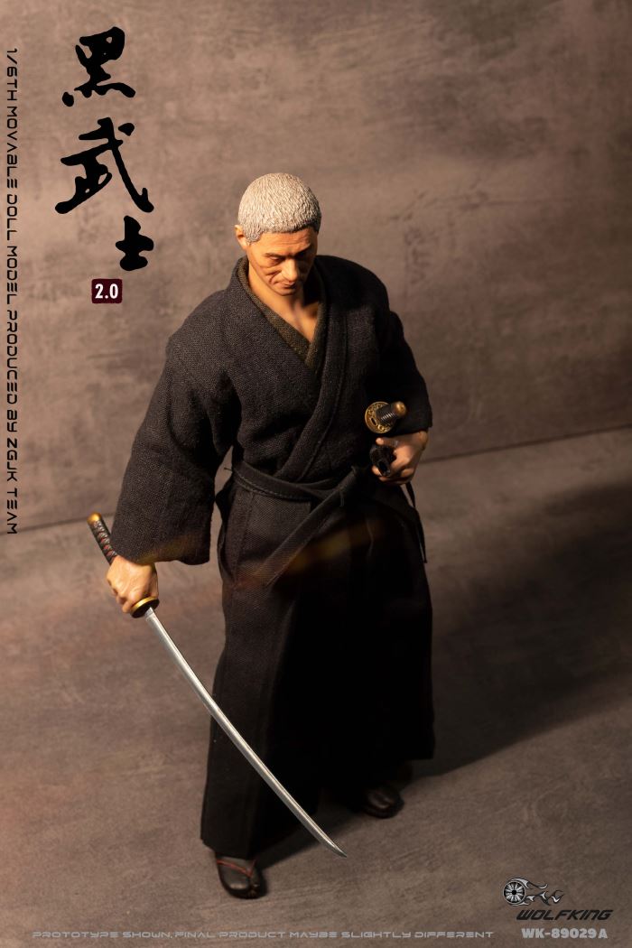 Black Samurai SAMURAI - Head Carving Costume Set Version 2.0 1/6