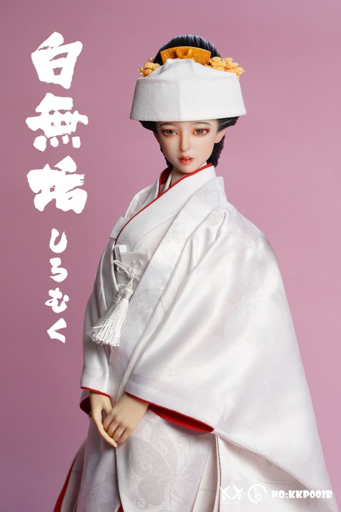 White Wugou suit doll 1/6