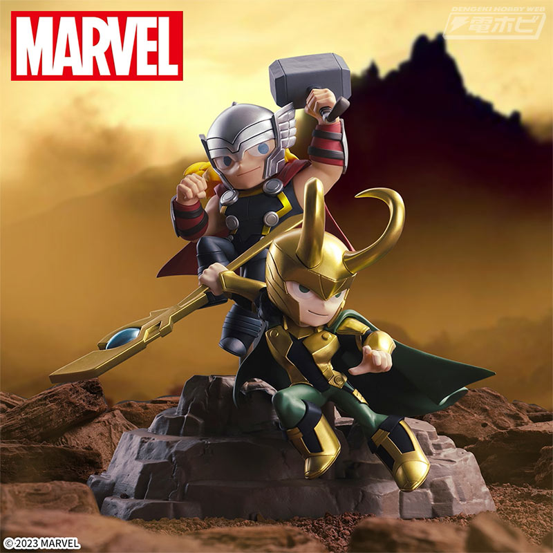 MARVEL GURIHIRU ART Luminasta Saw & Loki
