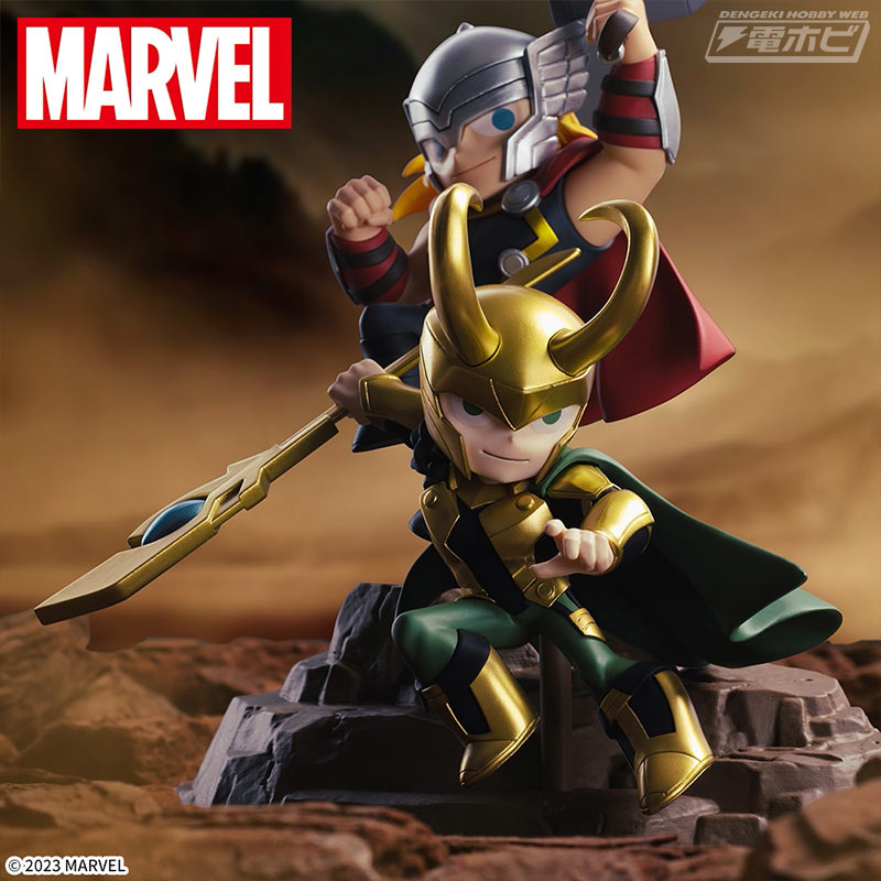 MARVEL GURIHIRU ART Luminasta Saw & Loki