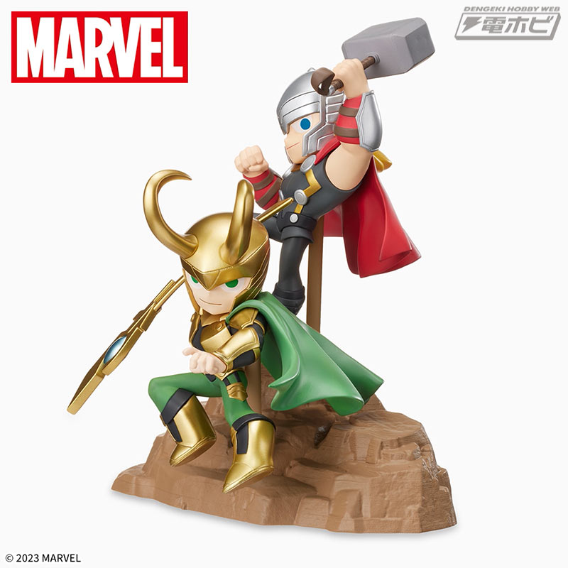 MARVEL GURIHIRU ART Luminasta Saw & Loki