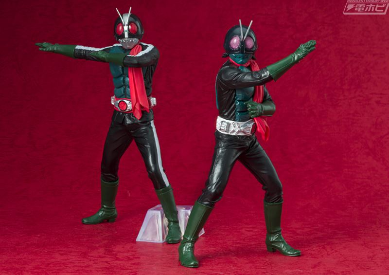 Movie Shin Kamen Rider hero statue Kamen Rider & Kamen Rider No. 2