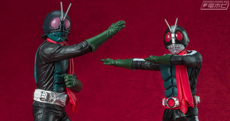 Movie Shin Kamen Rider hero statue Kamen Rider & Kamen Rider No. 2