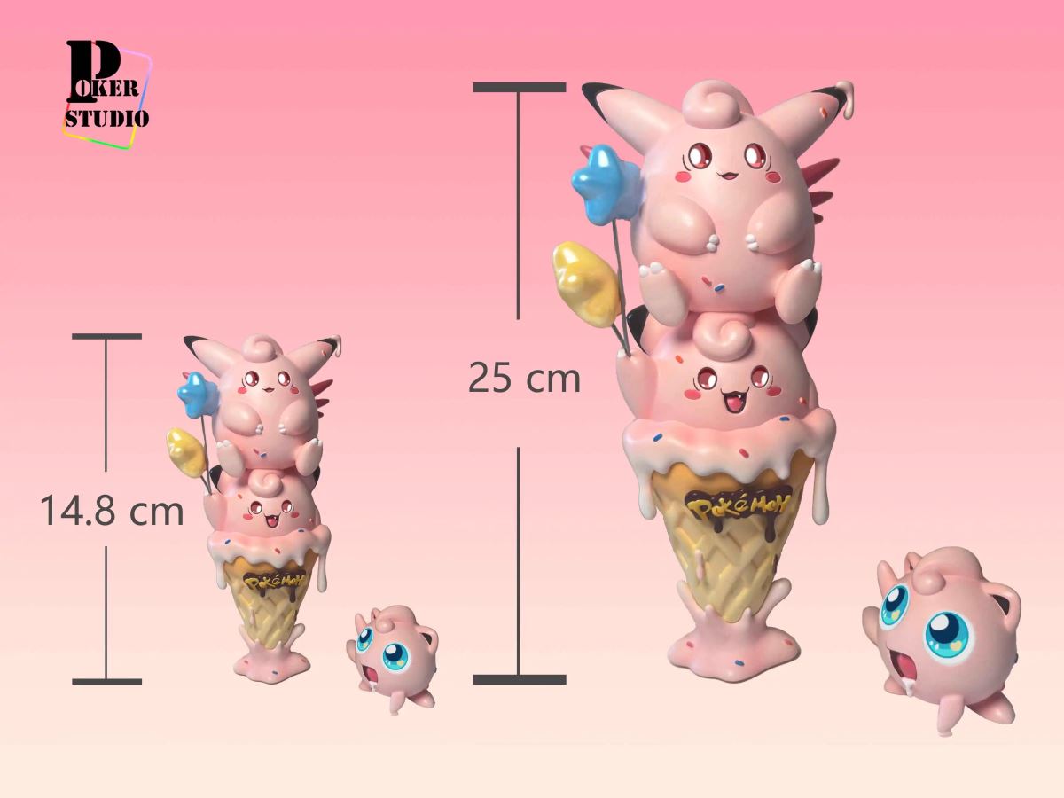 Clefable Jigglypuff Ice Cream - Pokemon