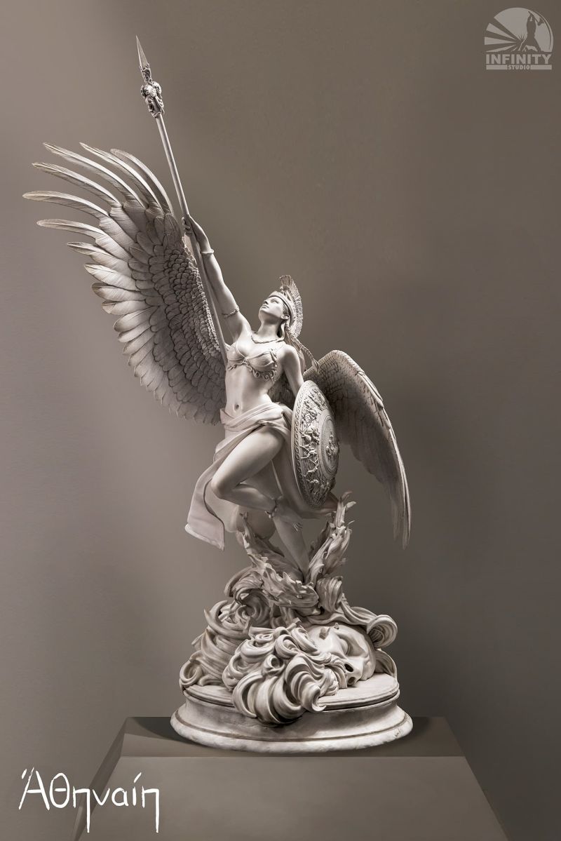 Athena (Marble Grey Version)
