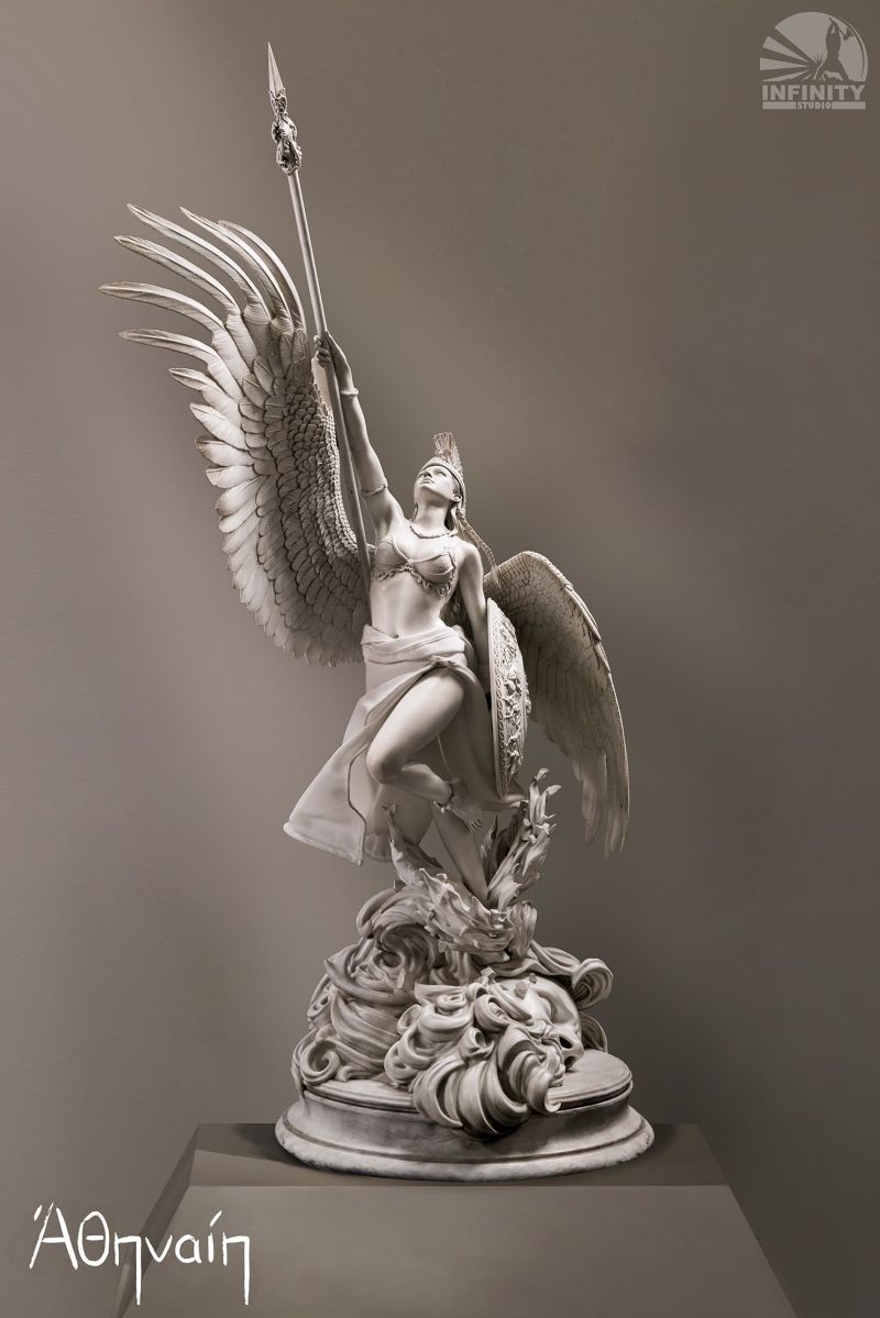 Athena (Marble Grey Version)