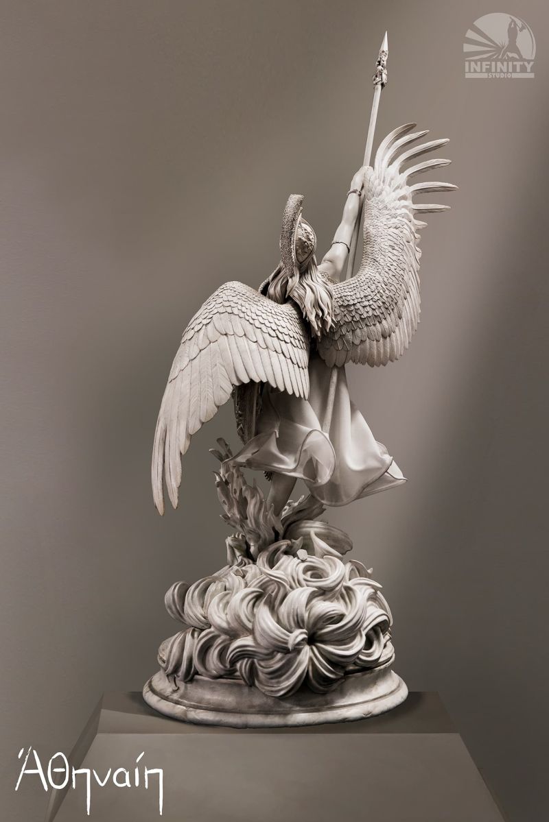 Athena (Marble Grey Version)