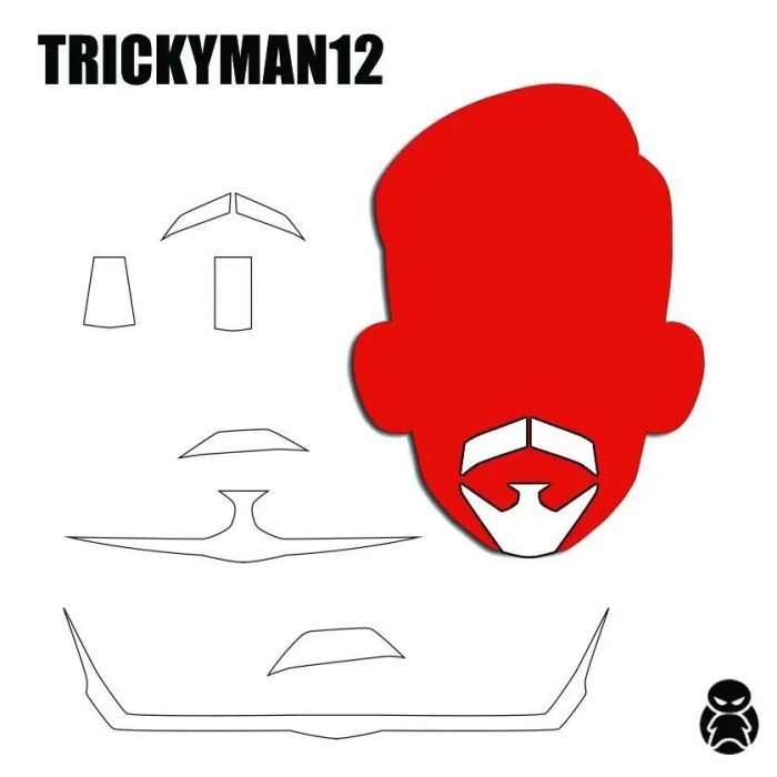 Male Doll Head Sculpture Set 2.0 Yellow Hair/Blue Hair 1/6