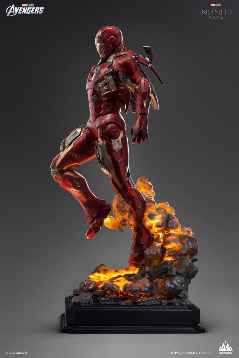 Iron Man Mark7 Battle Damaged Edition - Avenger 1/3