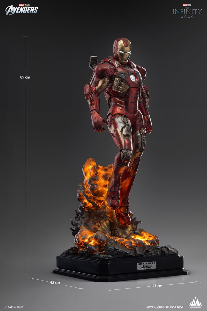 Iron Man Mark7 Battle Damaged Edition - Avenger 1/3