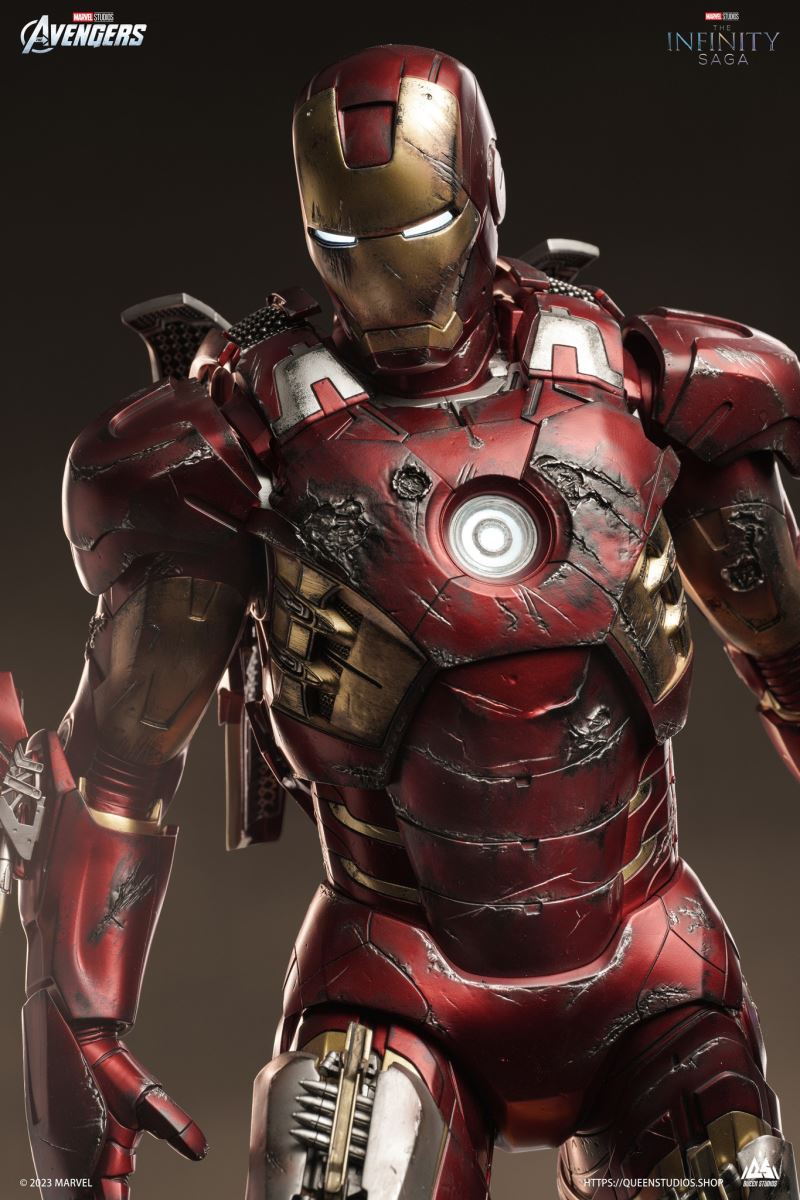 Iron Man Mark7 Battle Damaged Edition - Avenger 1/3