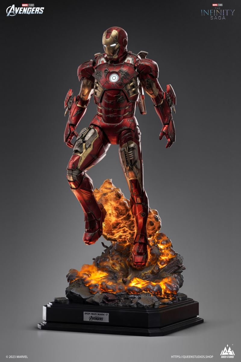 Iron Man Mark7 Battle Damaged Edition - Avenger 1/3