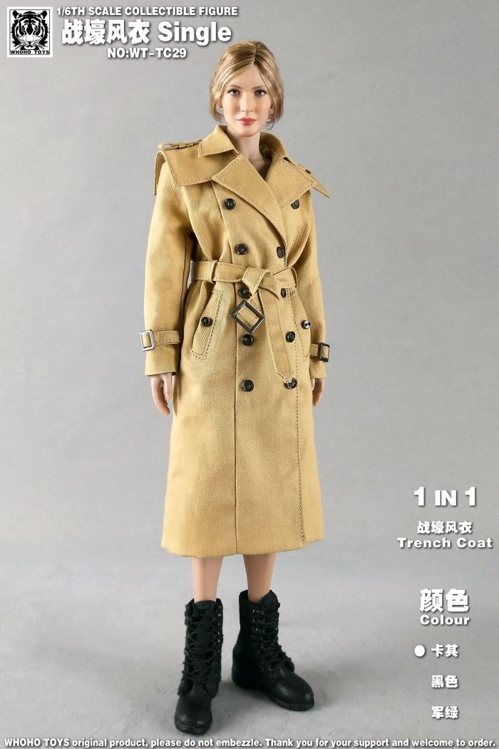 women's trench coat 1/6