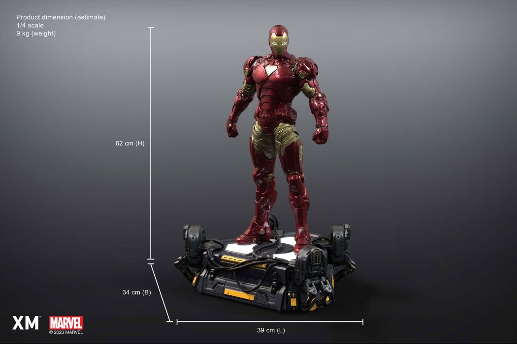 Iron Man (Suit Up) Ver A 1/4 Scale