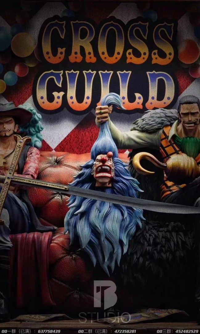 Cross Guild Hawkeye & Crocodile & Bucky - One Piece