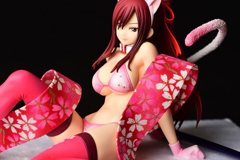 FAIRY TAIL Erza Scarlet (Halloween Cat / Cherry Blossom / White Tiger) Cat Gravure_Style 1/6