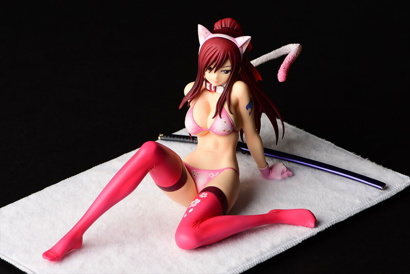 FAIRY TAIL Erza Scarlet (Halloween Cat / Cherry Blossom / White Tiger) Cat Gravure_Style 1/6