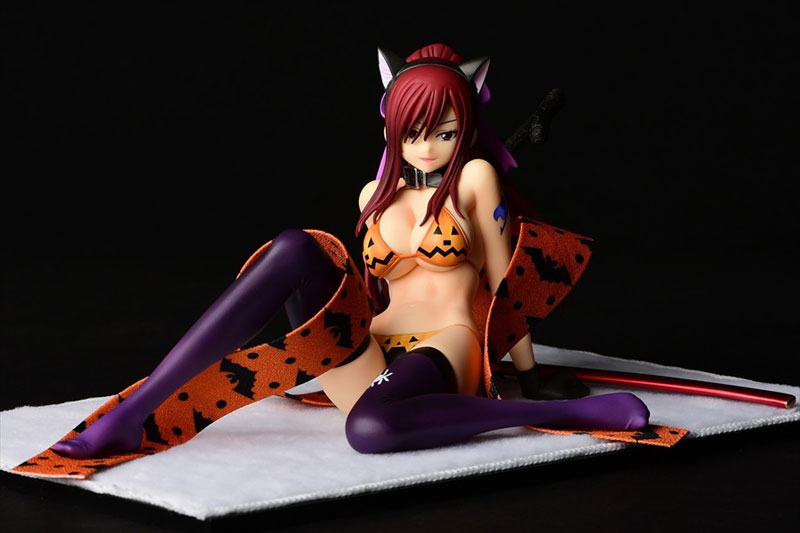 FAIRY TAIL Erza Scarlet (Halloween Cat / Cherry Blossom / White Tiger) Cat Gravure_Style 1/6