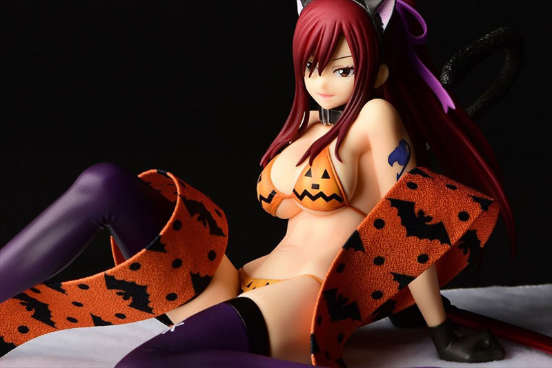 FAIRY TAIL Erza Scarlet (Halloween Cat / Cherry Blossom / White Tiger) Cat Gravure_Style 1/6