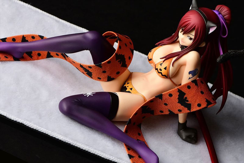 FAIRY TAIL Erza Scarlet (Halloween Cat / Cherry Blossom / White Tiger) Cat Gravure_Style 1/6