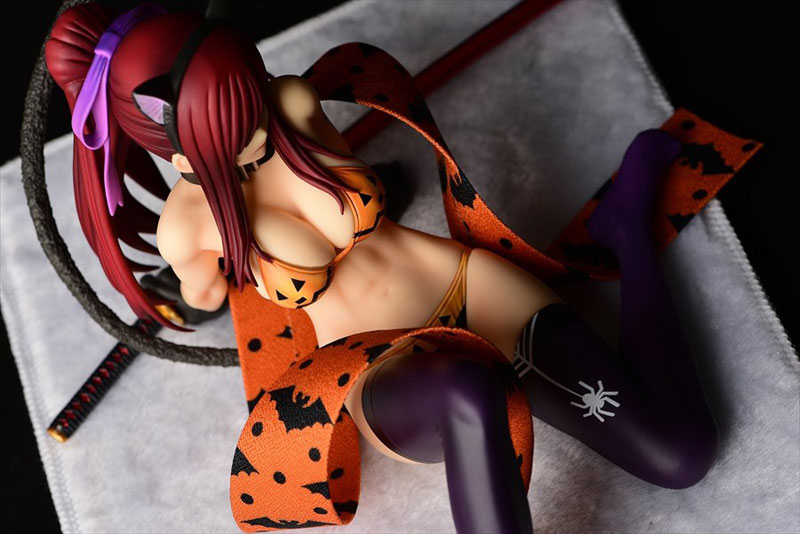 FAIRY TAIL Erza Scarlet (Halloween Cat / Cherry Blossom / White Tiger) Cat Gravure_Style 1/6