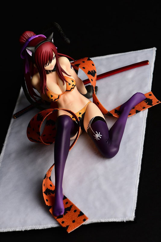 FAIRY TAIL Erza Scarlet (Halloween Cat / Cherry Blossom / White Tiger) Cat Gravure_Style 1/6